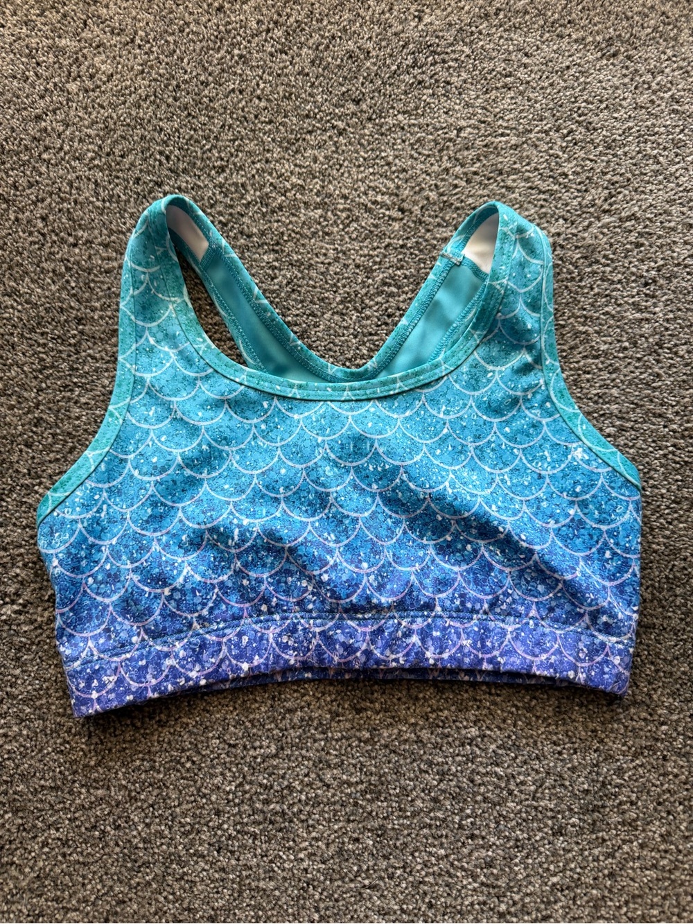 Ladies Under the sea Mermaid Sports Bra